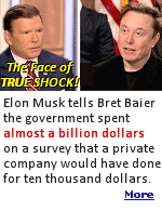 On ''Special Report with Bret Baier,'' the Fox News host sat with Musk and his DOGE team and asked the billionaire what has been the most ''astonishing thing'' he's witnessed so far in this process. The answer just about knocked Baier out of his chair. 